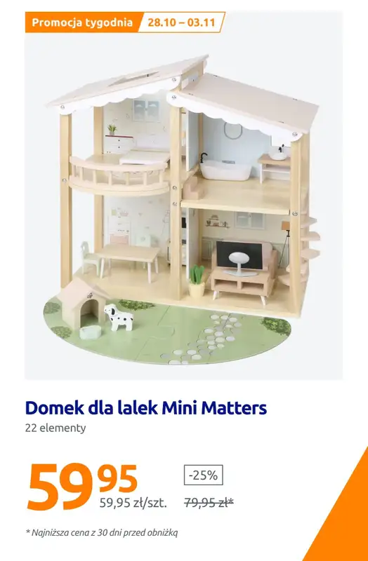 Action - gazetka promocyjna Drewniane zabawki Mini Matters w SUPER CENACH! od piątku 30.10 do wtorku 03.11 - strona 3
