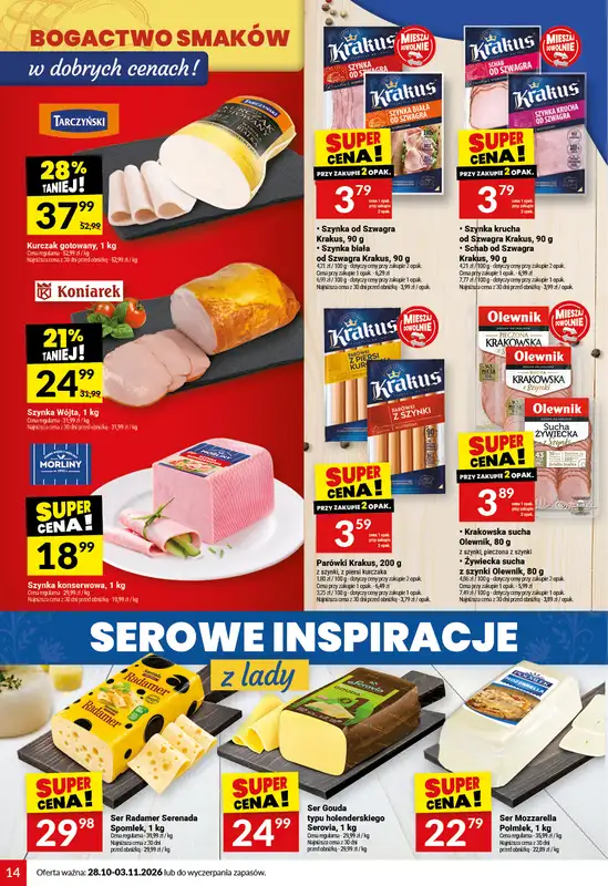 Twój Market - gazetka promocyjna Gazetka od środy 28.10 do wtorku 03.11 - strona 14