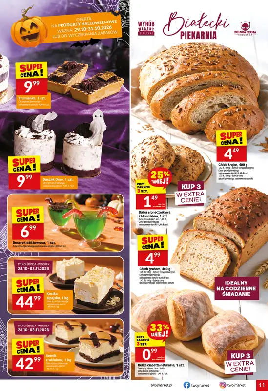 Twój Market - gazetka promocyjna Gazetka od środy 28.10 do wtorku 03.11 - strona 11