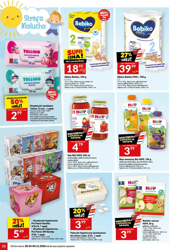 Twój Market - gazetka promocyjna Gazetka od środy 28.10 do wtorku 03.11 - strona 18