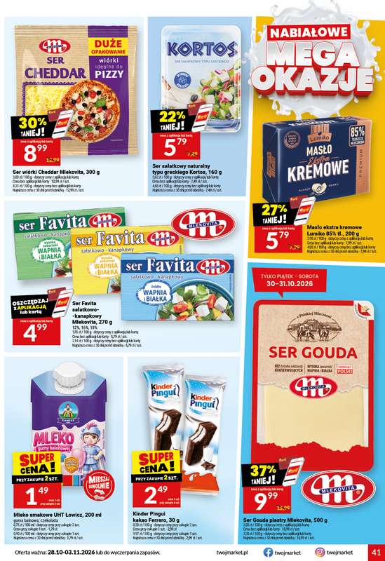 Twój Market - gazetka promocyjna Gazetka od środy 28.10 do wtorku 03.11 - strona 41