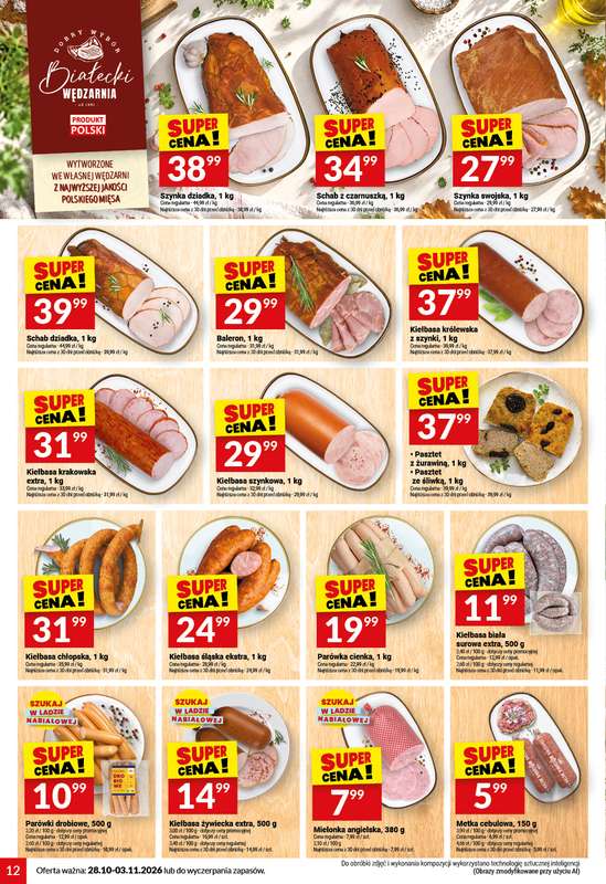 Twój Market - gazetka promocyjna Gazetka od środy 28.10 do wtorku 03.11 - strona 12