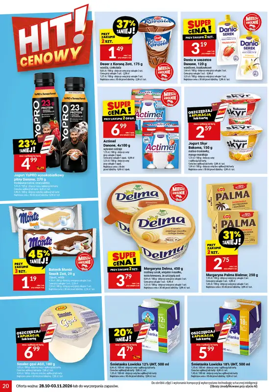 Twój Market - gazetka promocyjna Gazetka od środy 28.10 do wtorku 03.11 - strona 20