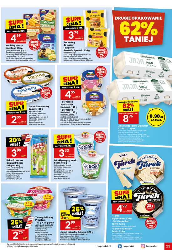Twój Market - gazetka promocyjna Gazetka od środy 28.10 do wtorku 03.11 - strona 21