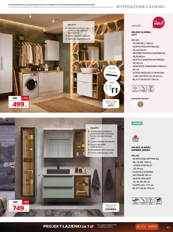Komfort - gazetka promocyjna Gazetka od środy 28.10 do wtorku 01.12 - strona 47