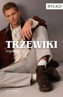 Ryłko - gazetka promocyjna Trzewiki męskie na PROMOCJI od czwartku 29.10 