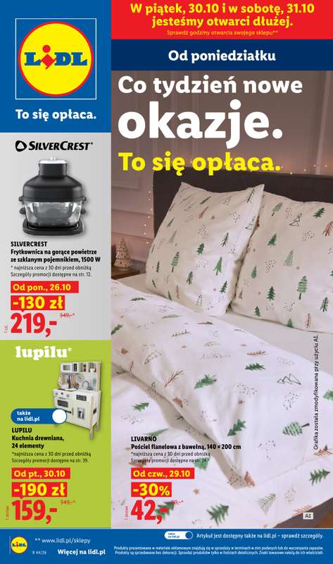Lidl - gazetka promocyjna Katalog od poniedziałku 26.10 do soboty 31.10