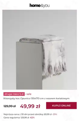 home&you - gazetka promocyjna Druga rzecz 5 zł od środy 28.10 do czwartku 29.10 - strona 8