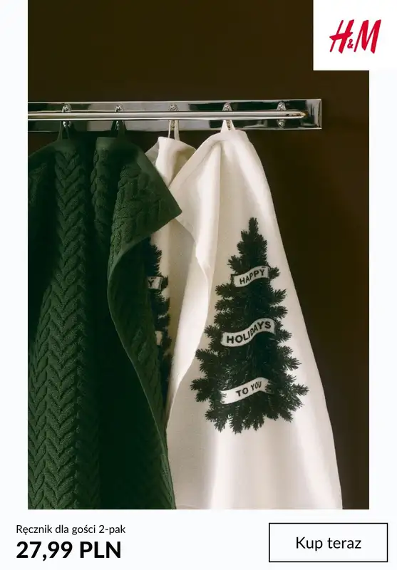 H&M - gazetka promocyjna HOME: produkty do 29,99 PLN od środy 28.10  - strona 7