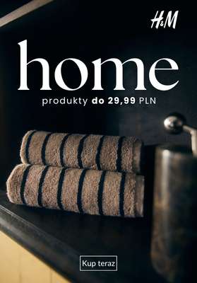 H&M - gazetka promocyjna HOME: produkty do 29,99 PLN od środy 28.10 