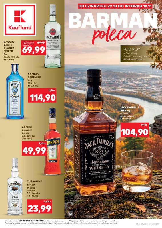 Kaufland - gazetka promocyjna Barek Kauflandu od czwartku 29.10 do wtorku 10.11