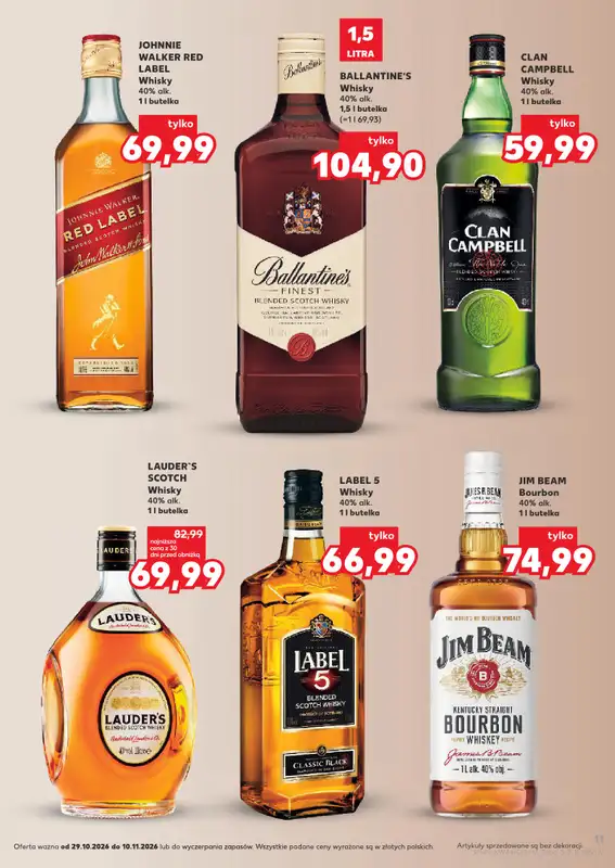Kaufland - gazetka promocyjna Barek Kauflandu od czwartku 29.10 do wtorku 10.11 - strona 11