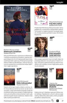 Empik - gazetka promocyjna Tom kultury: książki od środy 28.10 do środy 11.11 - strona 27