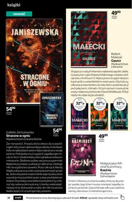 Empik - gazetka promocyjna Tom kultury: książki od środy 28.10 do środy 11.11 - strona 38