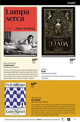 Empik - gazetka promocyjna Tom kultury: książki od środy 28.10 do środy 11.11 - strona 17