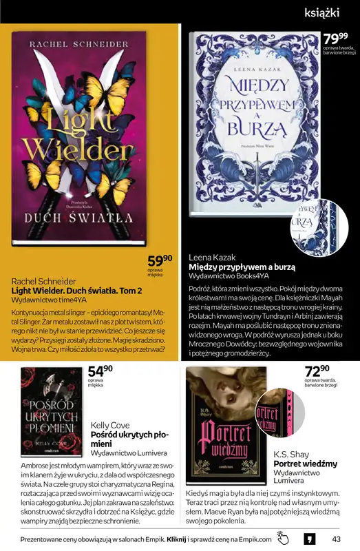 Empik - gazetka promocyjna Tom kultury: książki od środy 28.10 do środy 11.11 - strona 43