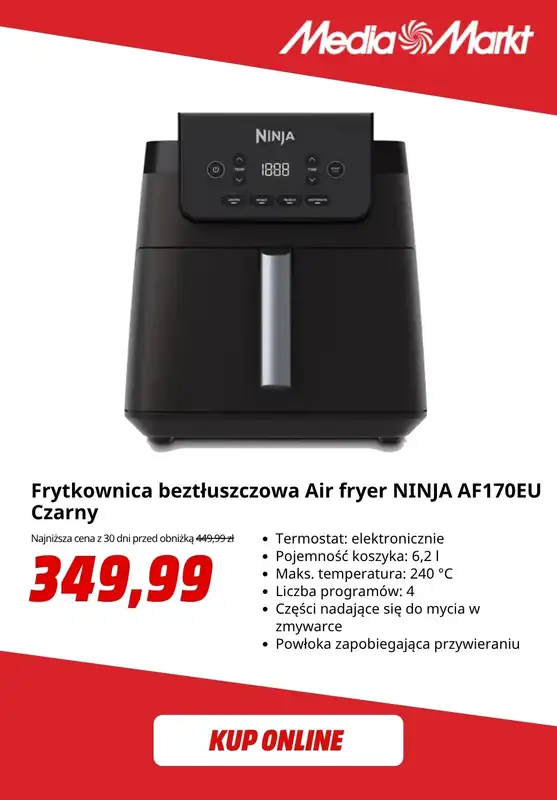 Media Markt - gazetka promocyjna Air fryery - promocje i okazje od środy 28.10 do czwartku 05.11 - strona 2