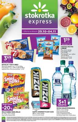 Stokrotka - gazetka promocyjna Gazetka Express od czwartku 29.10 do środy 04.11