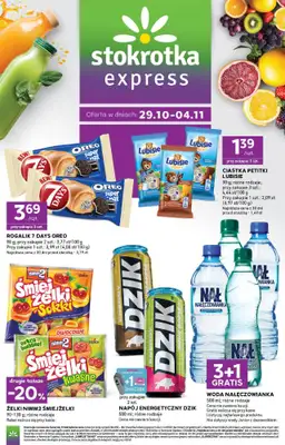 Stokrotka - gazetka promocyjna Gazetka Express od czwartku 29.10 do środy 04.11