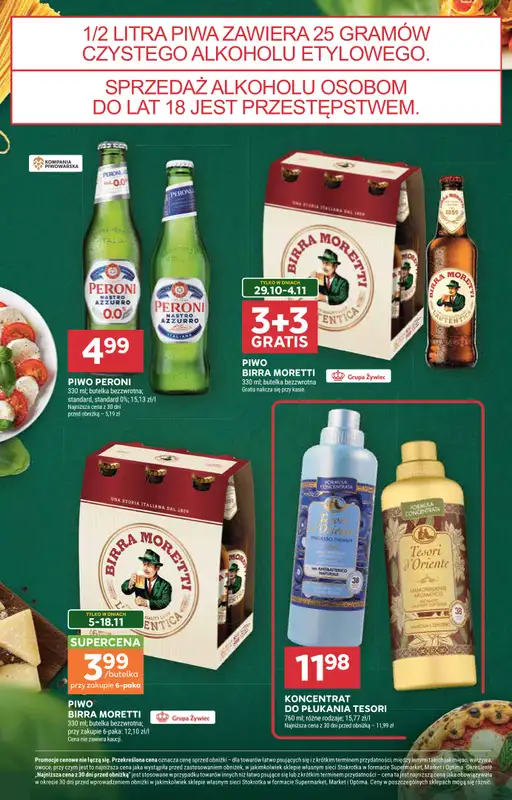 Stokrotka - gazetka promocyjna Włochy od kuchni od czwartku 29.10 do środy 18.11 - strona 20
