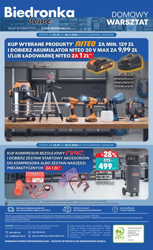 Biedronka - gazetka promocyjna Hity i inspiracje, od 24.10 od soboty 24.10 do wtorku 10.11 - strona 46