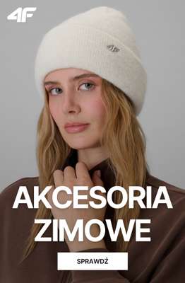 4F - gazetka promocyjna Akcesoria zimowe – od 29,99 zł od piątku 30.10 