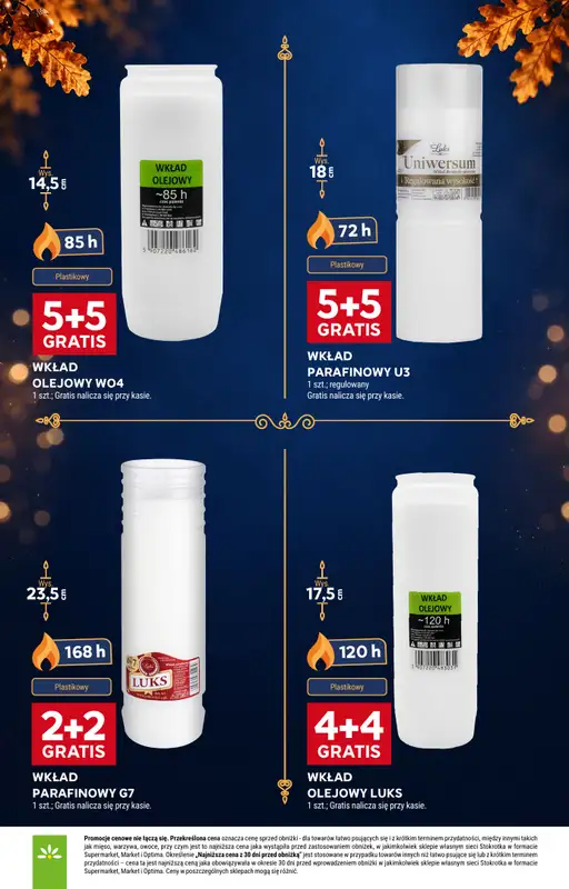 Stokrotka - gazetka promocyjna Katalog Znicze od czwartku 29.10 do środy 04.11 - strona 11