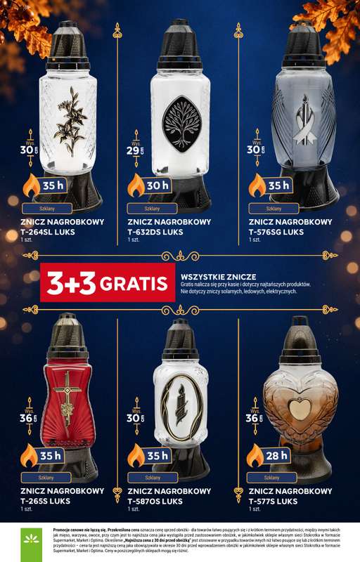 Stokrotka - gazetka promocyjna Katalog Znicze od czwartku 29.10 do środy 04.11 - strona 3