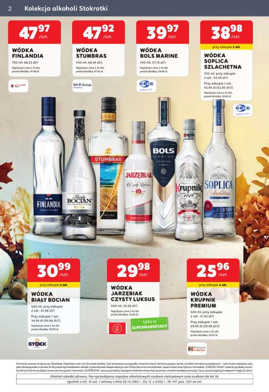Stokrotka - gazetka promocyjna W dobrym smaku od czwartku 29.10 do środy 25.11 - strona 2