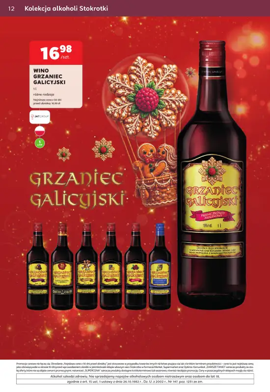 Stokrotka - gazetka promocyjna W dobrym smaku od czwartku 29.10 do środy 25.11 - strona 12