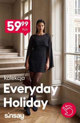 Sinsay - gazetka promocyjna Everyday Holiday - kolekcja dla Niej od środy 28.10 do wtorku 03.11