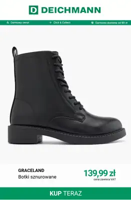 Deichmann - gazetka promocyjna Botki na każdą pogodę od środy 28.10  - strona 14