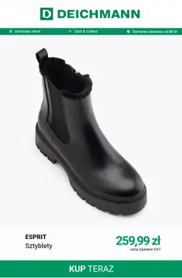 Deichmann - gazetka promocyjna Botki na każdą pogodę od środy 28.10  - strona 10