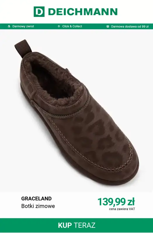 Deichmann - gazetka promocyjna Botki na każdą pogodę od środy 28.10  - strona 7