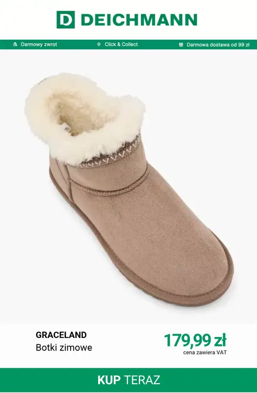 Deichmann - gazetka promocyjna Botki na każdą pogodę od środy 28.10  - strona 8