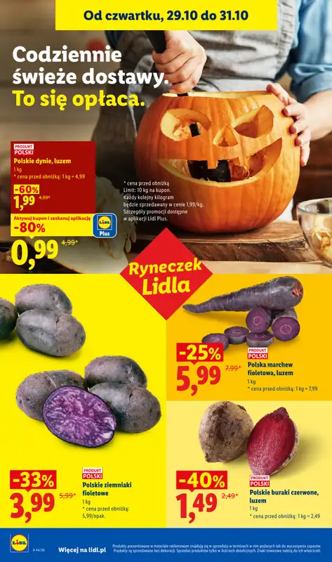 Lidl - gazetka promocyjna Oferta od czwartku od czwartku 29.10 do soboty 31.10 - strona 50