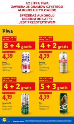 Lidl - gazetka promocyjna Oferta od czwartku od czwartku 29.10 do soboty 31.10 - strona 86