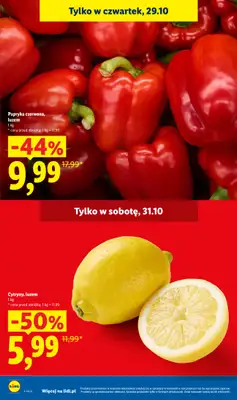 Lidl - gazetka promocyjna Oferta od czwartku od czwartku 29.10 do soboty 31.10 - strona 16