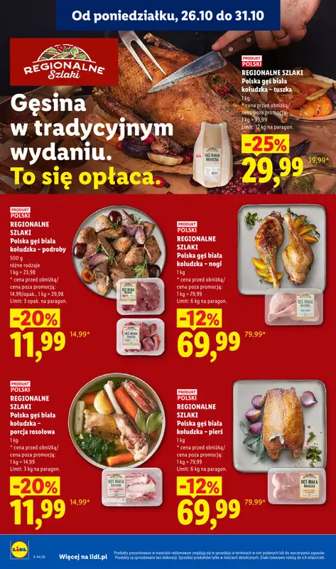 Lidl - gazetka promocyjna Oferta od czwartku od czwartku 29.10 do soboty 31.10 - strona 58