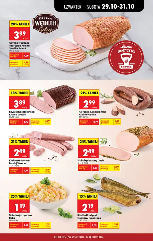Biedronka - gazetka promocyjna Od czwartku, Z ladą tradycyjną od czwartku 29.10 do środy 04.11 - strona 37