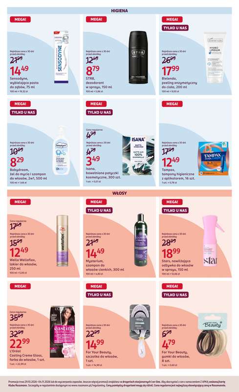 Rossmann - gazetka promocyjna Gazetka Rossmann 29 października - 4 listopada od środy 28.10 do środy 04.11 - strona 5
