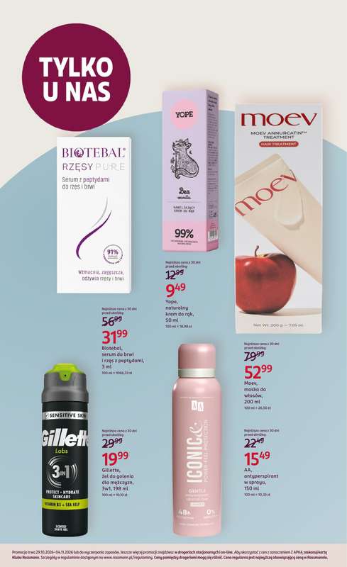Rossmann - gazetka promocyjna Gazetka Rossmann 29 października - 4 listopada od środy 28.10 do środy 04.11 - strona 3