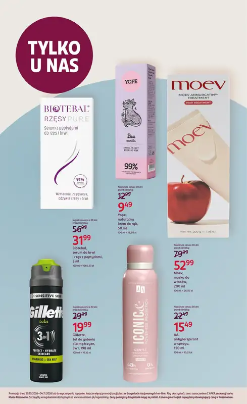 Rossmann - gazetka promocyjna Gazetka Rossmann 29 października - 4 listopada od środy 28.10 do środy 04.11 - strona 3