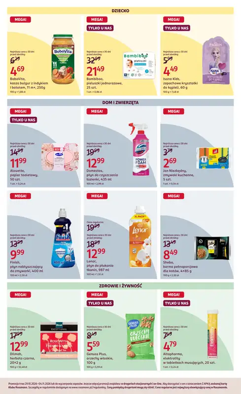 Rossmann - gazetka promocyjna Gazetka Rossmann 29 października - 4 listopada od środy 28.10 do środy 04.11 - strona 4