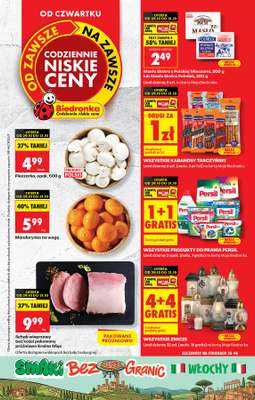 Biedronka - gazetka promocyjna Od czwartku od czwartku 29.10 do środy 04.11