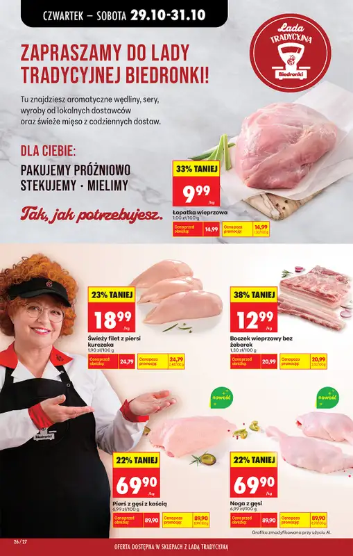 Biedronka - gazetka promocyjna Od czwartku, Z ladą tradycyjną od czwartku 29.10 do środy 04.11 - strona 40