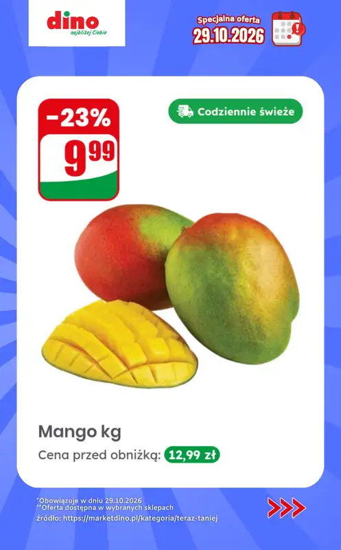 Dino - gazetka promocyjna Specjalna oferta na 29.10.2026 - promocje spoza gazetki od czwartku 29.10 do czwartku 29.10 - strona 6