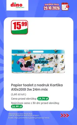 Dino - gazetka promocyjna Specjalna oferta na 29.10.2026 - promocje spoza gazetki od czwartku 29.10 do czwartku 29.10 - strona 10
