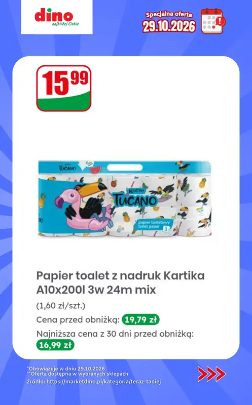 Dino - gazetka promocyjna Specjalna oferta na 29.10.2026 - promocje spoza gazetki od czwartku 29.10 do czwartku 29.10 - strona 10