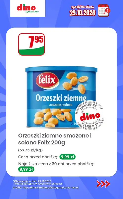 Dino - gazetka promocyjna Specjalna oferta na 29.10.2026 - promocje spoza gazetki od czwartku 29.10 do czwartku 29.10 - strona 9